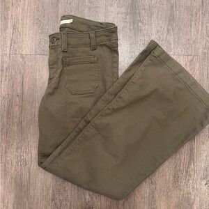 Levi's Olive Boot Cut Pants low waisted
